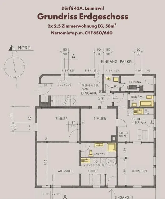 Grosszügiges Mehrfamilienhaus mit top Rendite und Parkmöglichkeit, ...