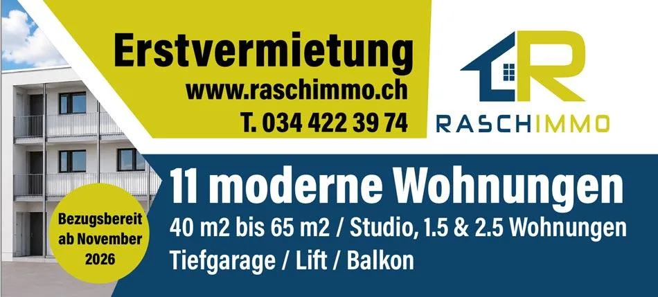 ERSTVERMIETUNG - Preiswert an idealer Lage