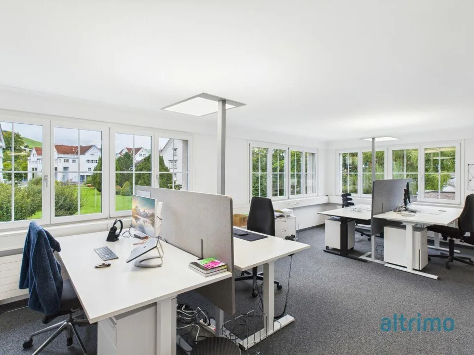 Zentral gelegene Büro- und Gewerberäumlichkeiten in Appenzell zu ve...