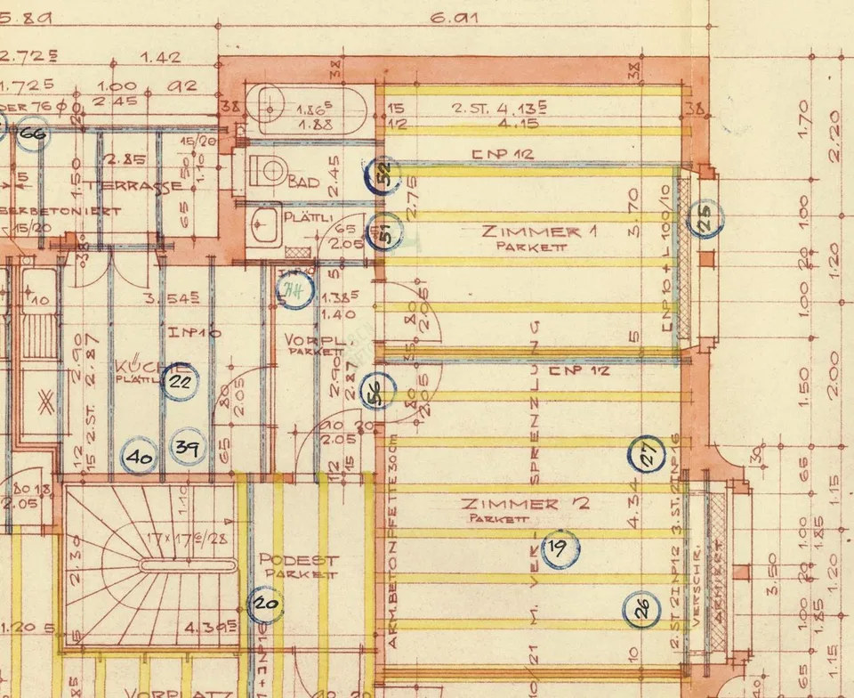Helle Stadtwohnung in einem Baumgartnerhaus