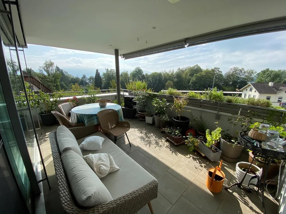 Furnished Attika Flat in Cham 160m2