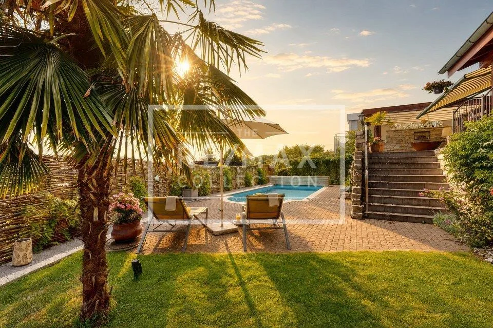 Casa di campagna 6,5++ locali, 210 m² di spazio abitativo, giardino a terrazza, piscina, pergolato, 760 m² di terreno, vista panoramica
