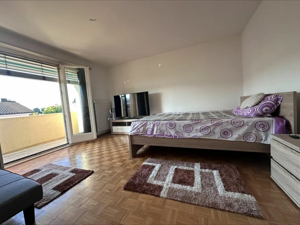 Grosszügige 1.5-Zimmer-Wohnung mit sonnigem Balkon