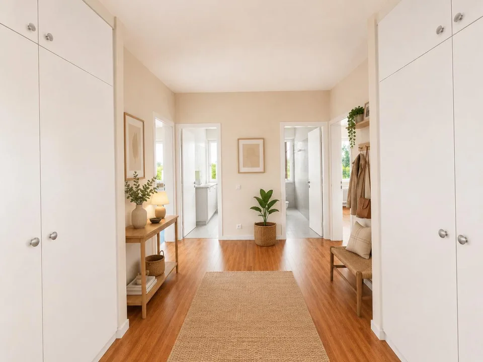 Spazioso e tranquillo appartamento 3,5 locali con giardino privato – Foto 14 von 15