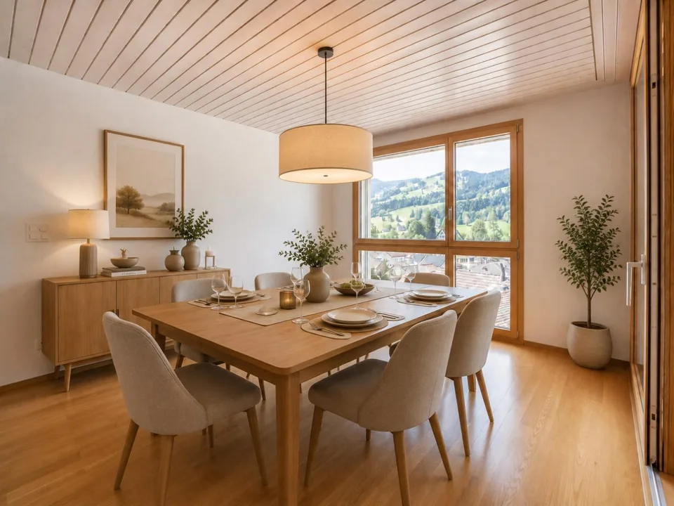 Moderne 4.5-Zi. Wohnung mit sonnigem Wintergarten