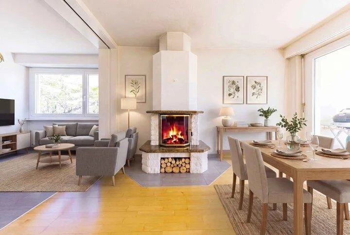 VIVERE MODERNO CON VISTA SUL LAGO E SUL MONTE A MEGGEN
