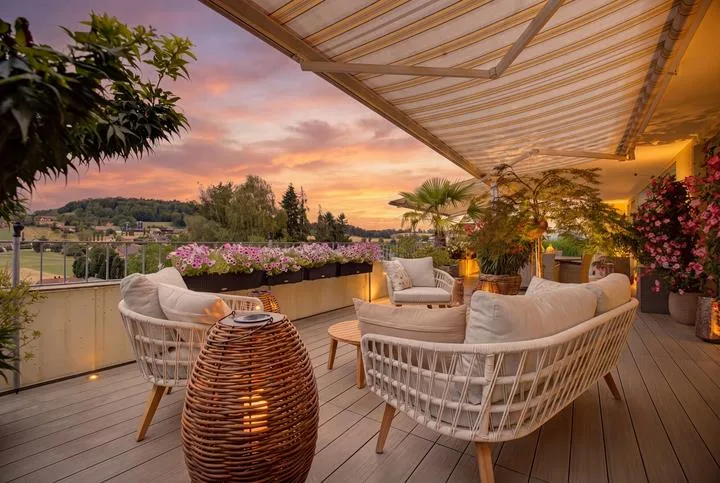 TERRASSENOASE IM RUHIGEN HÄGGLINGEN