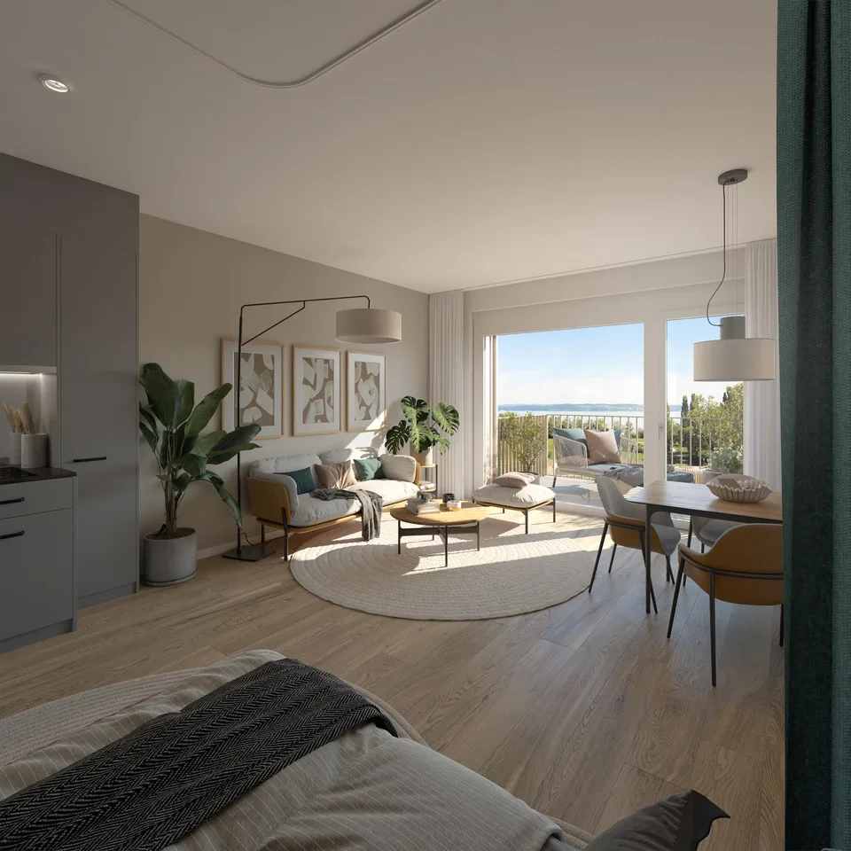 Traumhafte Single-Wohnung mit Seeblick