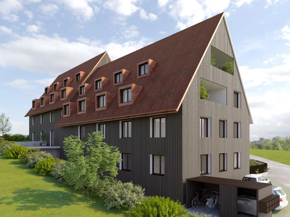 NEUBAU – 5.5-Zimmer Gartenwohnung mit 362.3 m2 eigenem Garten (W4)