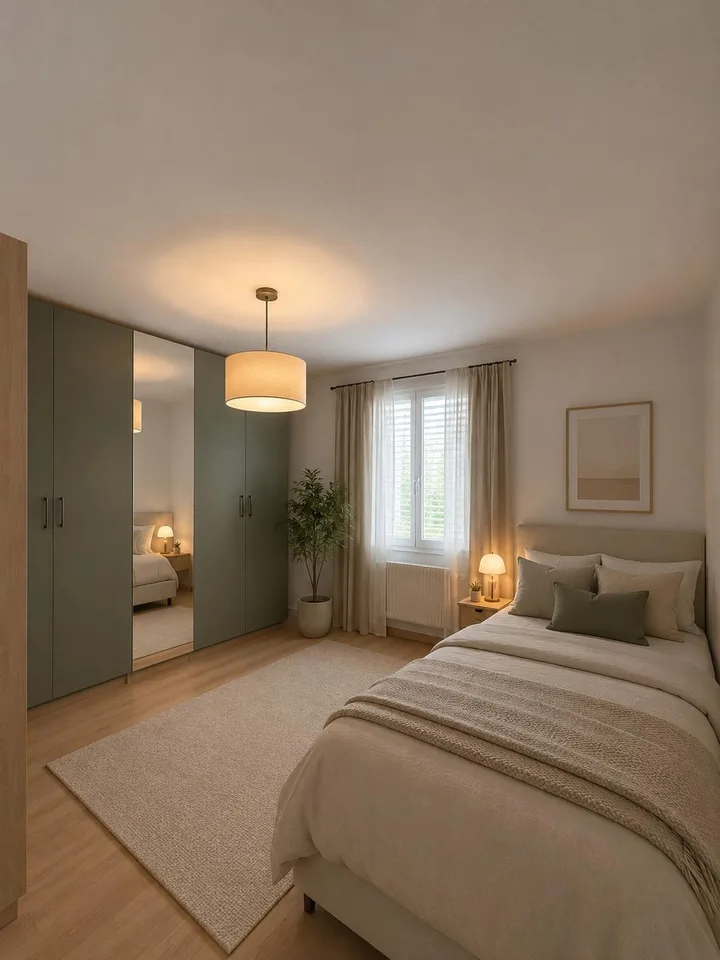 Appartement confortable 3 pièces avec balcon dans un quartier calme
