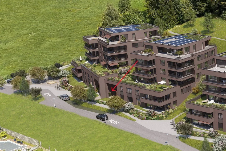 NEUBAU: Wohnen wie im Einfamilienhaus