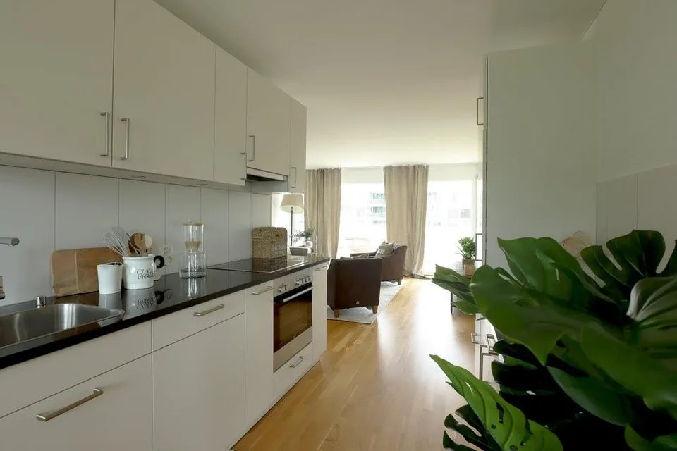 Appartement moderne en attique avec tour de lavage privée – photo 7 sur 12