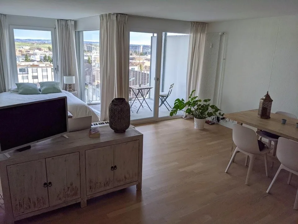 Appartamento moderno di 1,5 locali in affitto in zona verde