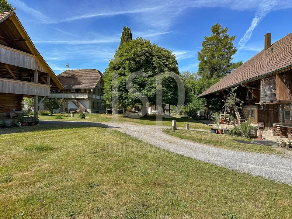 Der historische Brunnenhof in Grafenried (Grundstück von 5'431m2)