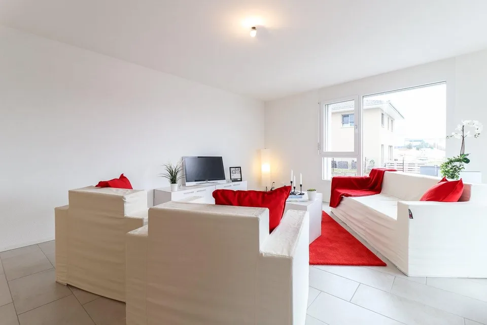 Magnifique appartement de 3.5 pièces au 1er étage au coeur de Giffers