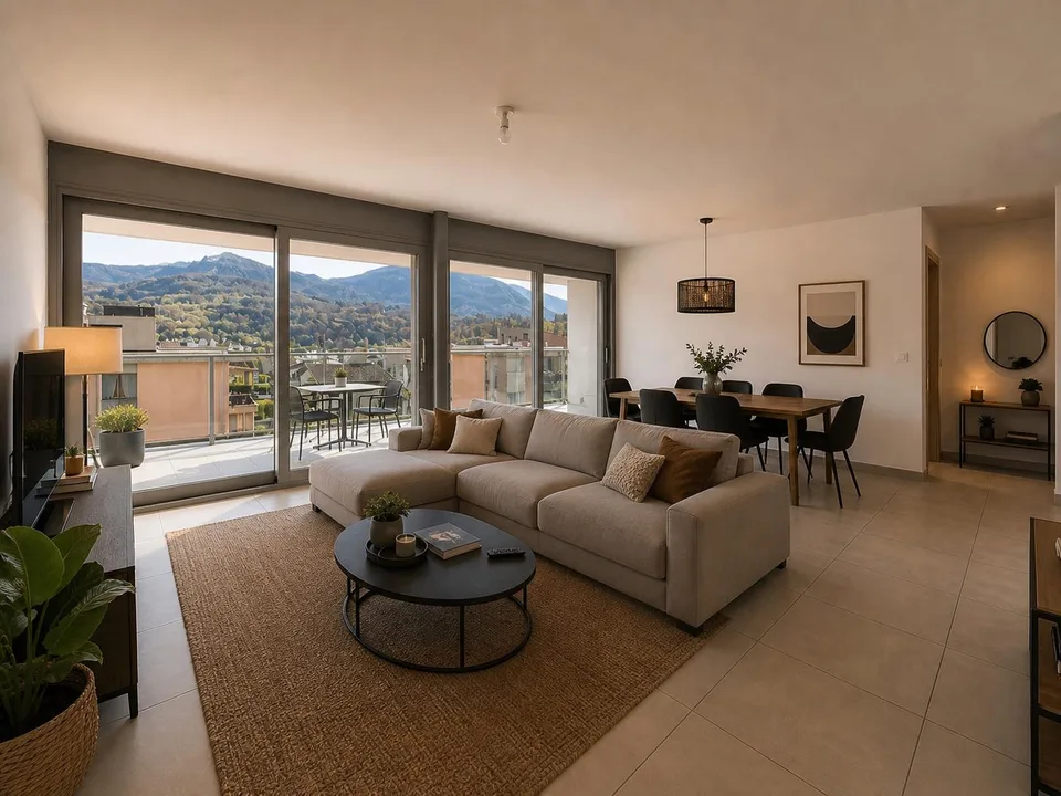 Moderno appartamento 2.5 locali con ampia terrazza a Gravesano