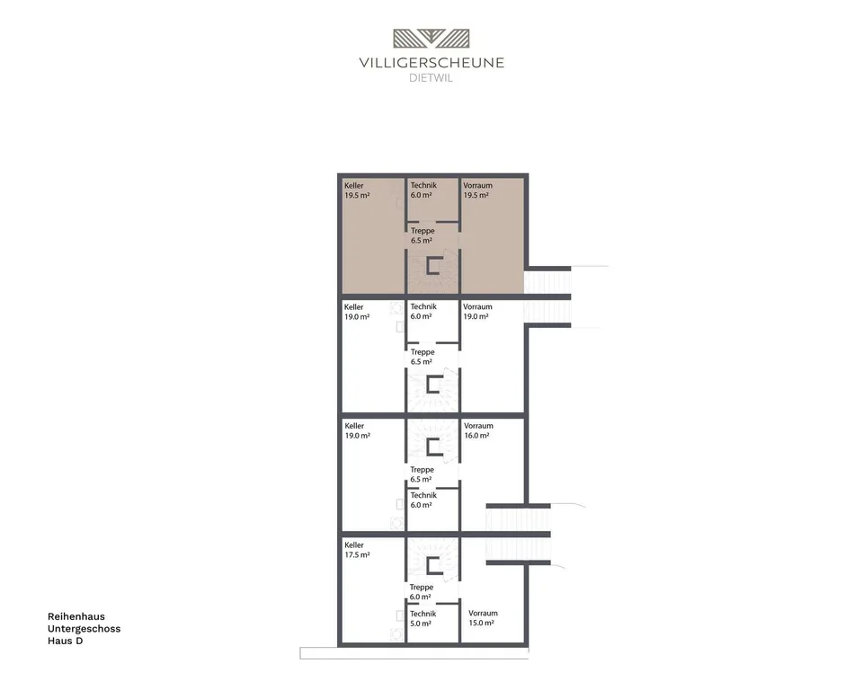 "Villigerscheune" 6.5 Zimmer Reiheneckhaus - Nord – Foto 11 von 12