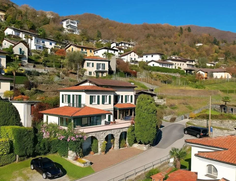 Brissago - Villa Mediterranea con Vista Lago