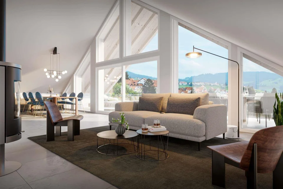 Exklusive 4.5-Zimmer-Dachwohnung - Wohnen mit Weitblick im Alpstein...