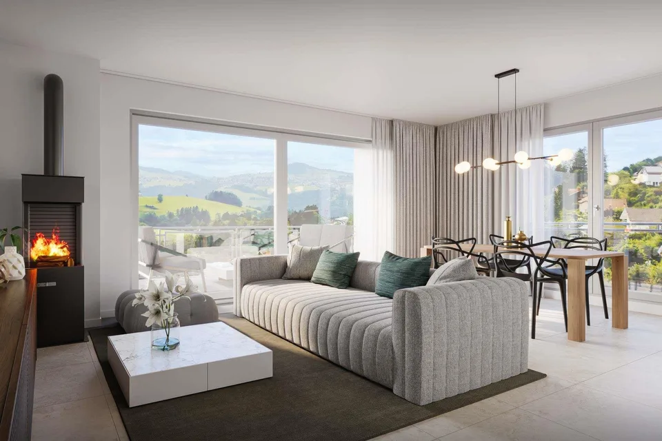 Exklusive 4.5-Zimmer-Dachwohnung - Wohnen mit Weitblick im Alpstein...