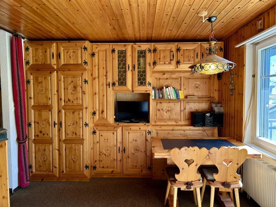 1-room studio with parking space and panoramic view