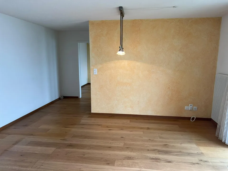 Vista panoramica sul lago di Thun: ampio appartamento di 2,5 locali al piano terra a Oberhofen