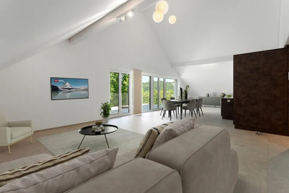 Einziehen und Wohlfühlen - Stilvolle 5.5-Zimmer-Dachwohnung