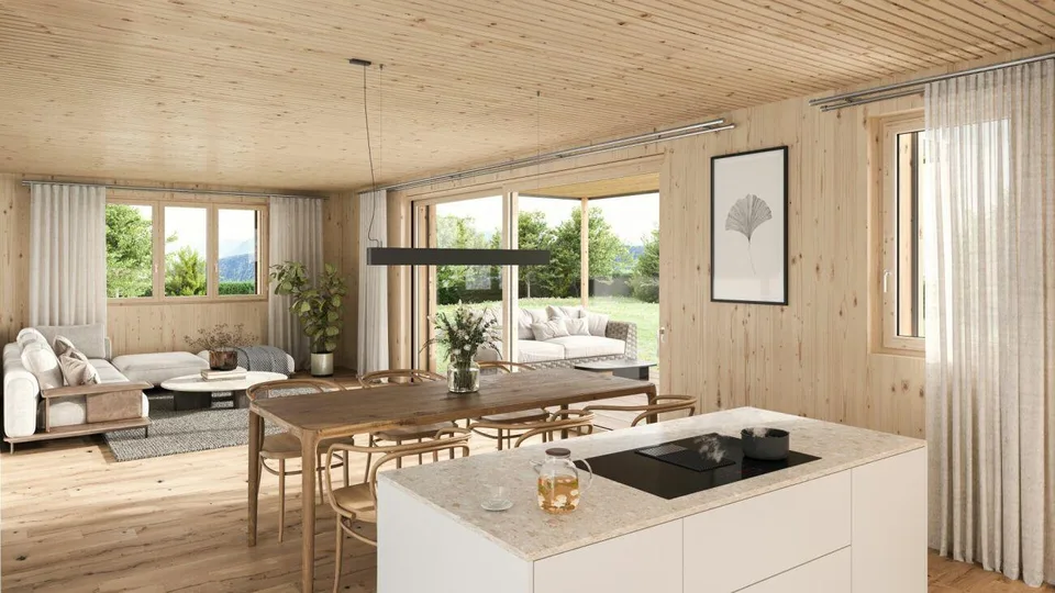 Vivere al Haldenbach - Costruzione sostenibile a Ganterschwil