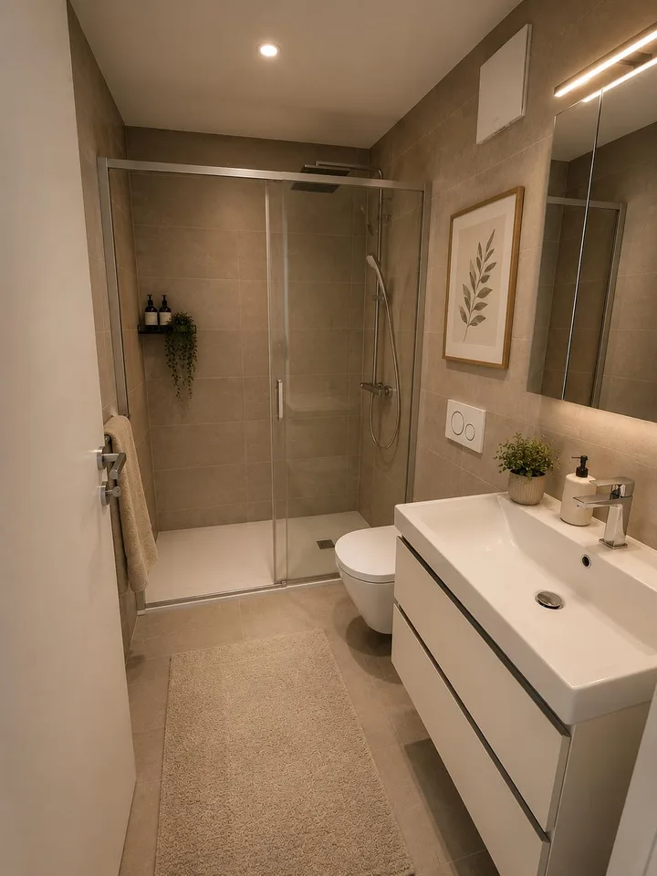 Air conditioning, modern, 4.5 rooms in new building