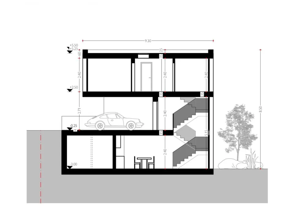 Terreno edificabile con progetto per tre unità abitative