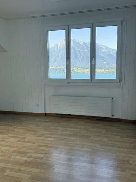 Traumaussicht auf den Thunersee: Grosszügige 4-Zimmer-Dachwohnung – Foto 9 von 12