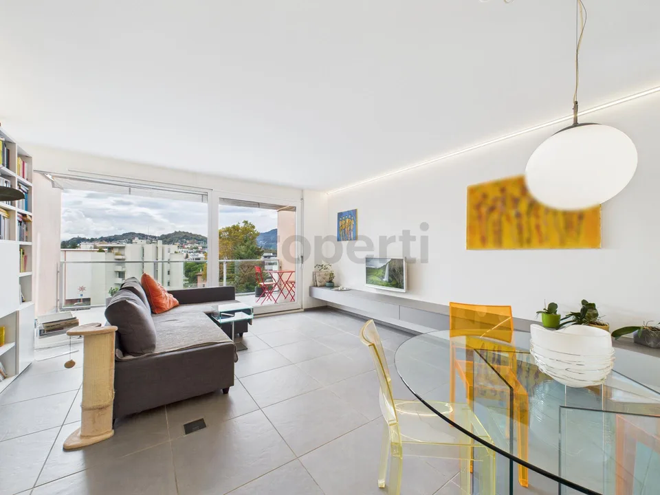 Attico Duplex 4,5 l Ristrutturato a Massagno – residenza primaria e...