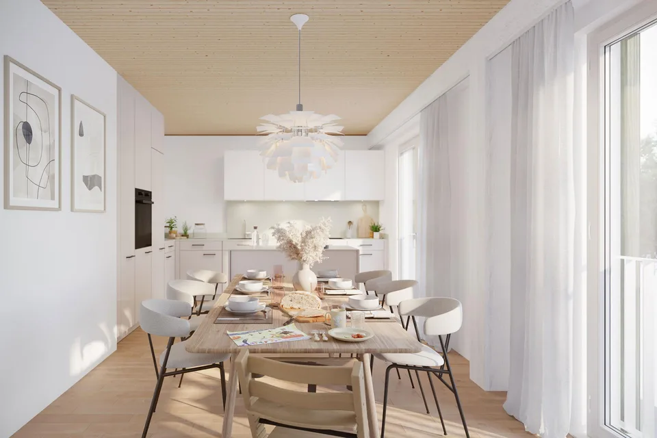 Komfortable 3.5 Zimmer Eigentumswohnung mit praktischer ruhiger Loggia