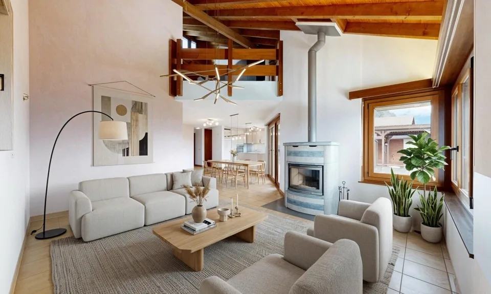 Casa spaziosa 8.5 + appartamento indipendente 2.5 con vista libera