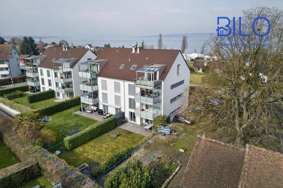 Moderne 3.5 Zimmer Gartenwohnung an sonniger Lage und Seenähe