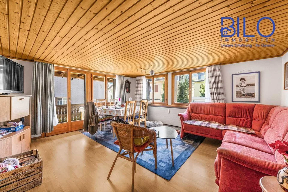 Gemütliche Wohnung mit zwei Schlafzimmern in Neu St. Johann zu verk...