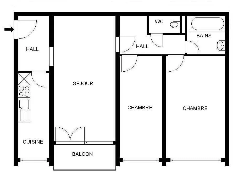 Appartement 4 pièces, 1219 Châtelaine