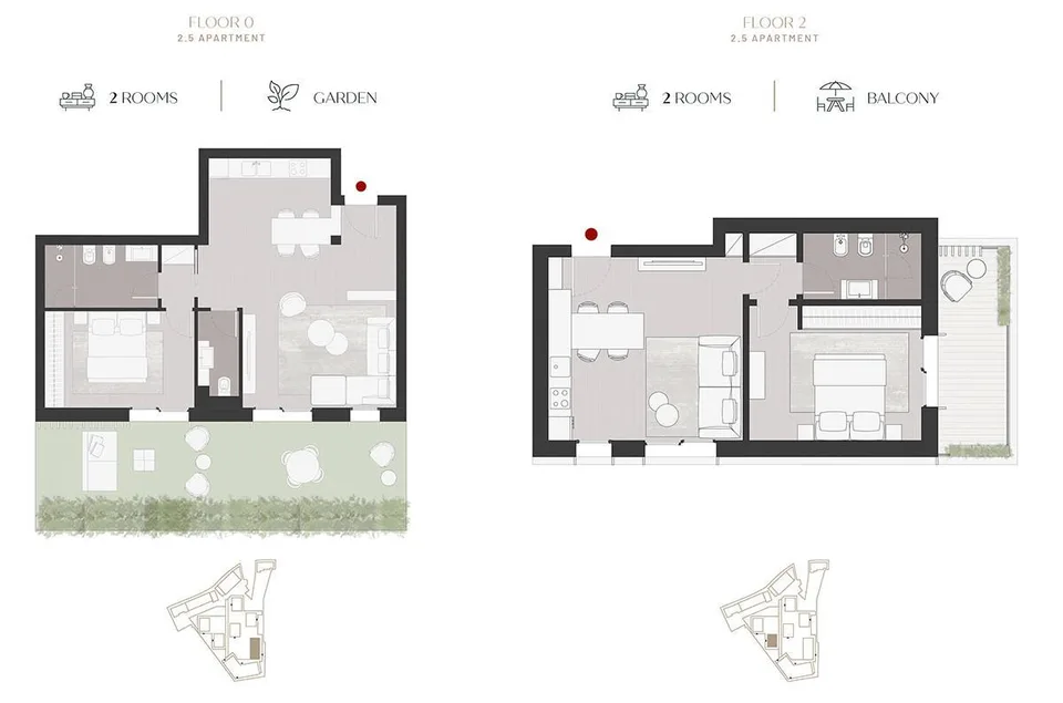 2.5 LOCALI DI NUOVA COSTRUZIONE CON GIARDINO O TERRAZZA – foto 12 di 12