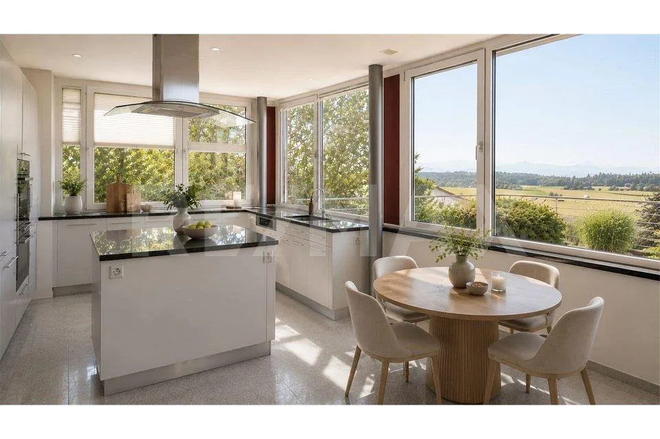 6 1/2 Zimmerhaus an sonniger, ruhiger Lage mit Traumaussicht