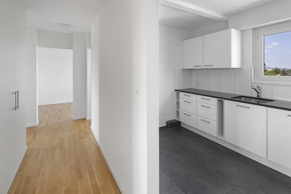 Wohnoase mit Südbalkon und Sicht ins Grün und Weitblick