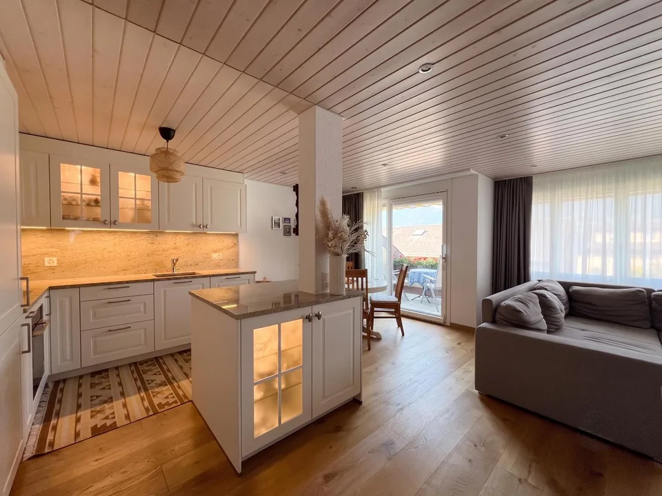 4.5 Room Attic Apartment in Gwatt