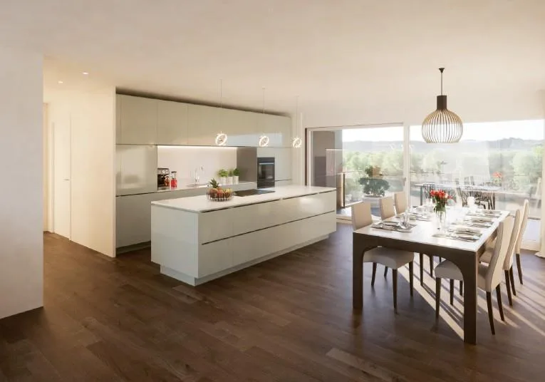 Neubau 5.5-Zimmer-Wohnung mit Seesicht, 140 m², 1. Stock