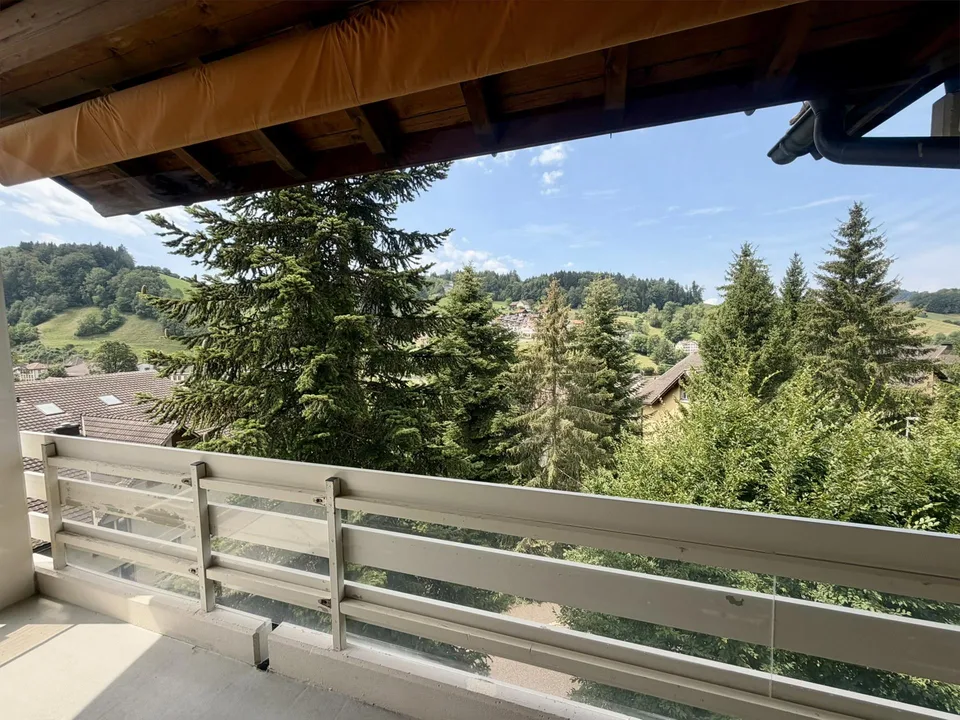 Helle 4.5-Zimmer-Wohnung mit Balkon und grossartiger Aussicht