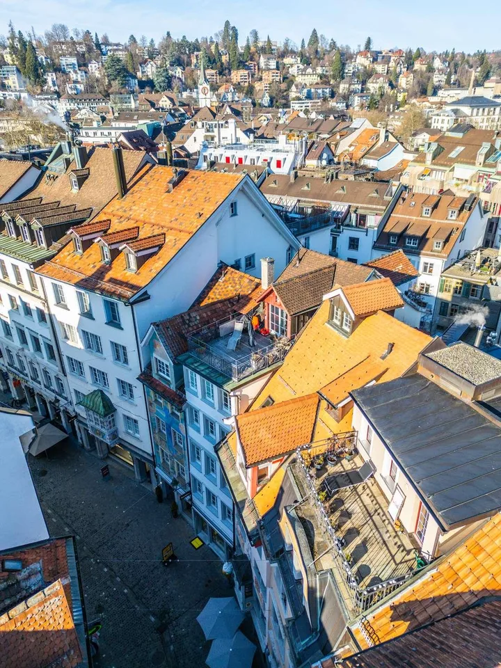 Historisches Mehrfamilienhaus an der Spisergasse in St. Gallen