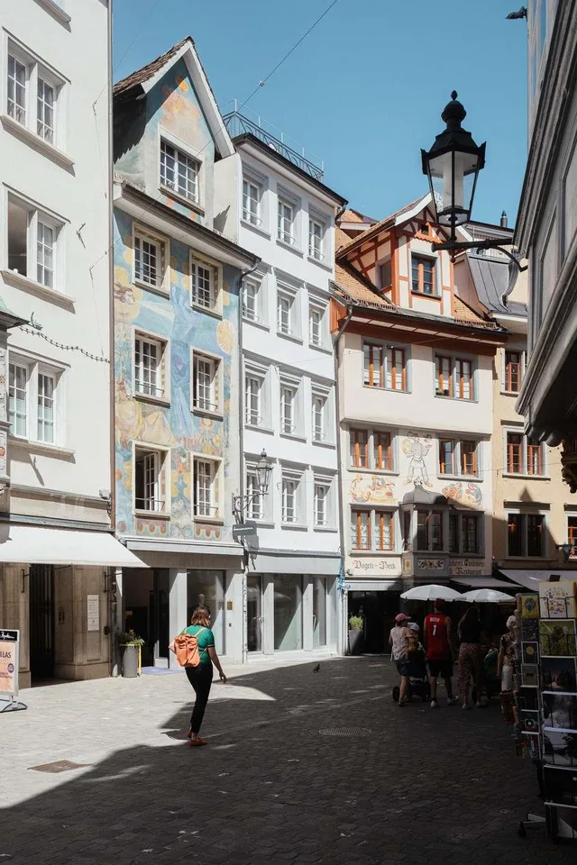 Historisches Mehrfamilienhaus an der Spisergasse in St. Gallen