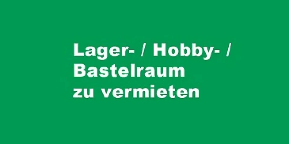 Abstellraum zu vermieten