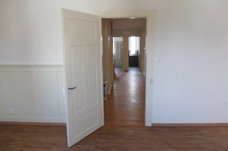 moderne und helle Wohnung im Altbau mit grossem Balkon, Nähe Zentrum
