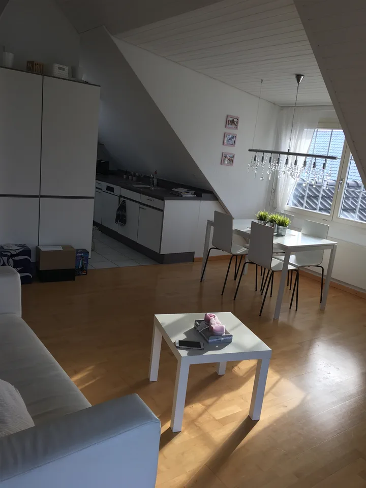 Gemütliches, helles Dachstudio