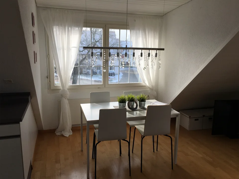 Gemütliches, helles Dachstudio
