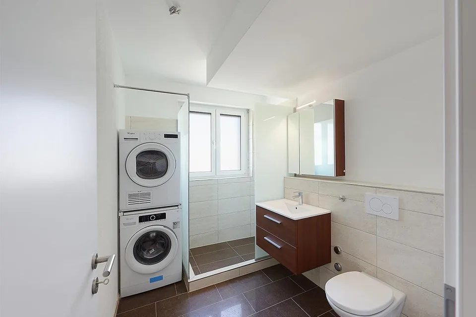 Moderne Wohnung mit eigenem Waschturm